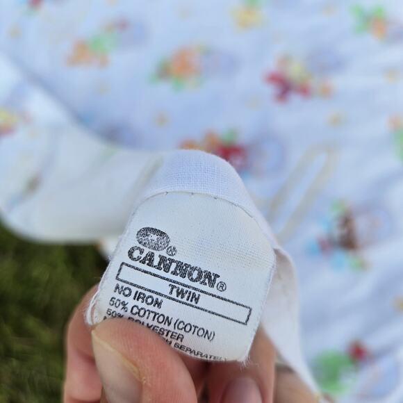 Vintage M&Ms Candy Twin Sheet By Cannon - Picture 10 of 13